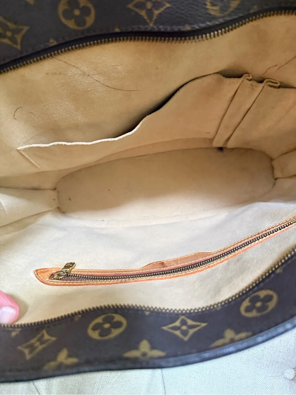 Louis Vuitton Vintage Monogram Babylone Tote Shoulder Bag